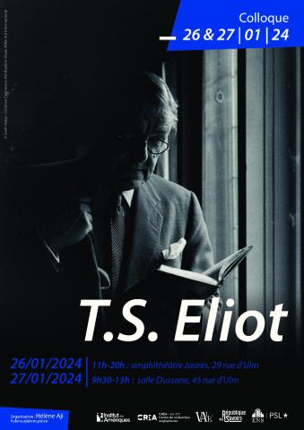 Affiche photographique de T.S. Eliot