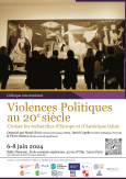 Affiche "Violences politiques au 20ème siècle"