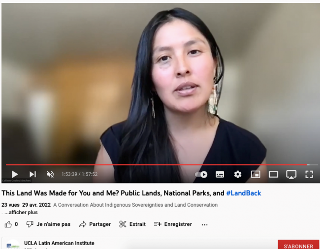Retour sur « This land was made for you and me ? Public lands, National  Parks and #Landback ». | Institut des Amériques